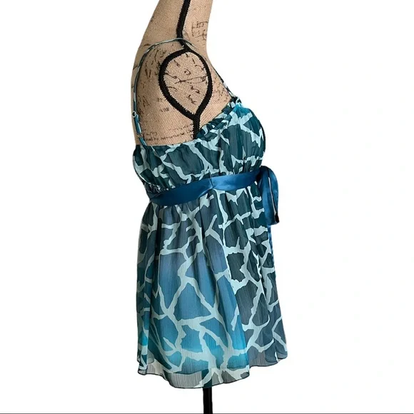 Mixit 100% Polyester Blue Camisole, XS Juniors - Picture 4 of 16